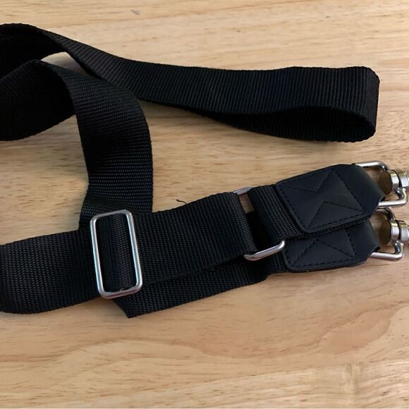 Targus Laptop Bag Replacement Strap Nylon Black & Silver Tone 56” - Picture 4 of 5